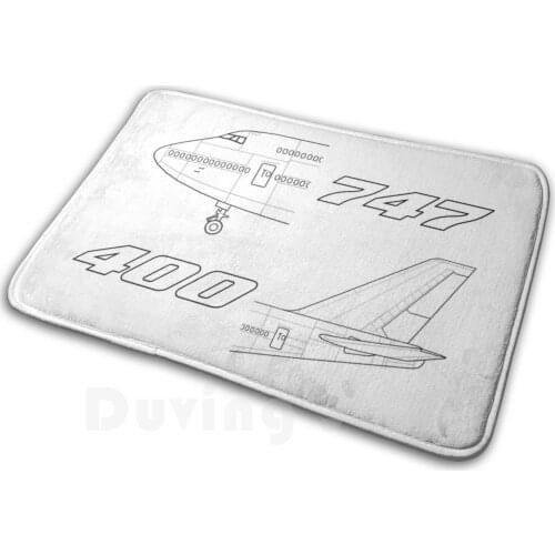 Boeing 747-400 Details Carpet Mat Rug Cushion Soft Detail Boeing Airbus 747 Vintage Aviation History Old Plane Avi8tor