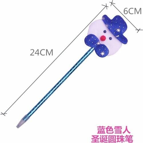 Creative kindergarten students festival gifts Christmas Snowman ballpoint pen birthday activities children gift wholesale manufa