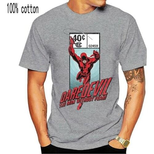 Men Fashion T-Shirt Dare Devil Daredevil Matt Murdock Punk Rock Short Sleeve T Shirts Casual Summer Dress Printed Tops