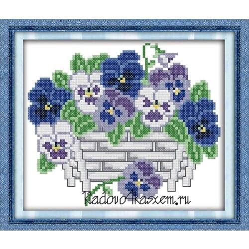 Cross stitch toolbox butterfly flower car pattern count DMC 14CT 11CT cross stitch printing handmade canvas fabric embroidery