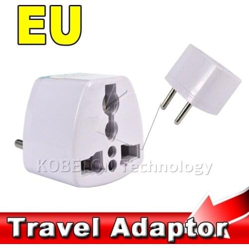 Newest 2 pin US AU UK to EU AC Power Plug Socket Travel Charger Adapter Electrical Plug Converter Universal 110V - 240V 10A