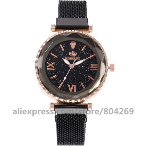 Wholesale Magnetic Quartz Wristwatch Luxury Ladies Rhinestone Quartz Watch Women Dress Wrist Watches Clock Relogio Feminino