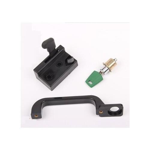 Applicable to replace Volvo Volvo 55 excavator accessories cab door lock assembly lock cylinder block inner and outer handle
