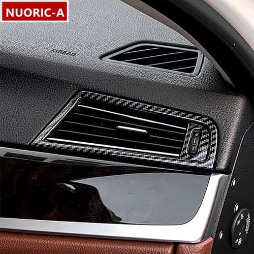 Car Styling Front Both Side Air Conditioning Vents Frame Decoration Cover Trim For BMW 5 Series F10 F18 2011-2017 LHD Interior