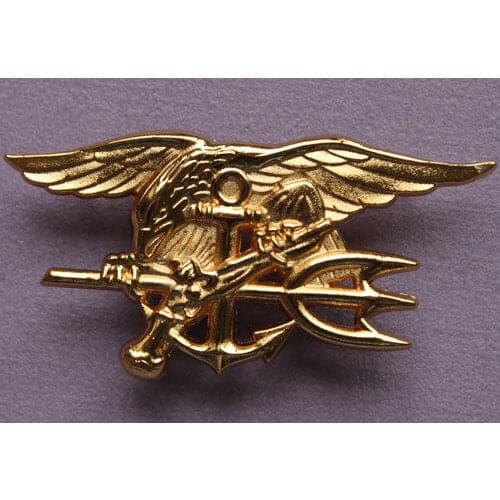 U. S. US Navy Seals Badge Pin Insignia Navy Seals Officer Badge - World military Store