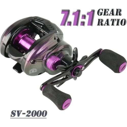 High Speed Lightweight Baitcasting Reel Freshwater Saltwater Fishing Wheel Metal CNC Wire Cup Casting Reel Max Drag 8KG