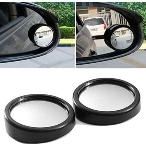 1Pair Adjustable Car Rearview Mirror Rearview Blind Spot Side Rear View Convex Wide Angle Mirror Auto Products Accessories