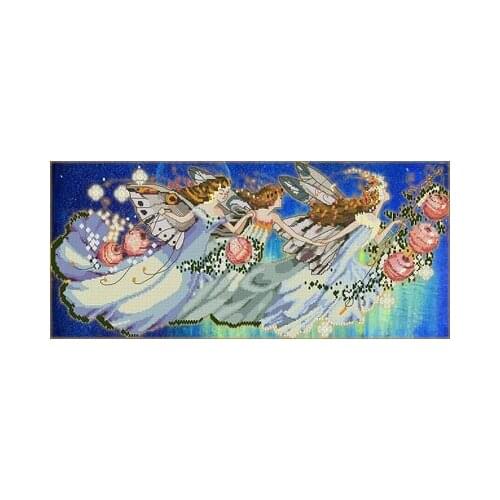 25-MD-32-14CT God with draw fabric cross-stitch cloth with beaded metal thread cross-stitch kit styles cross stitch kit
