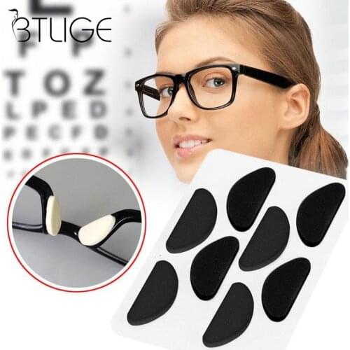 4 Pairs Eva Sponge Glasses Nose Pads Non-slip Decompression Nose Bridge Increased Nose Pad Spectacle Nose Pads