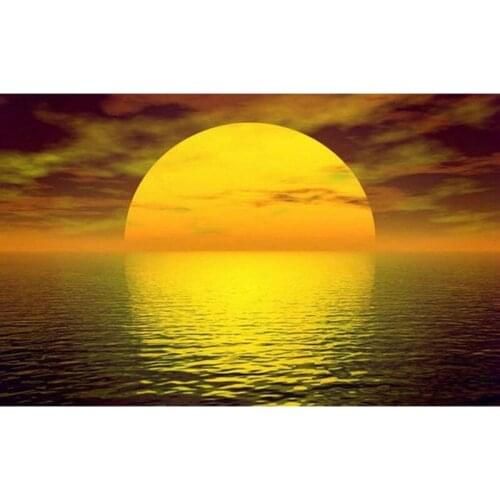 5D Full Square Landscape Diamond Painting Sunrise Beach Sea Scenery Embroidery Cross Stitch Diy Handmade Crafts ChristmasZP-1203