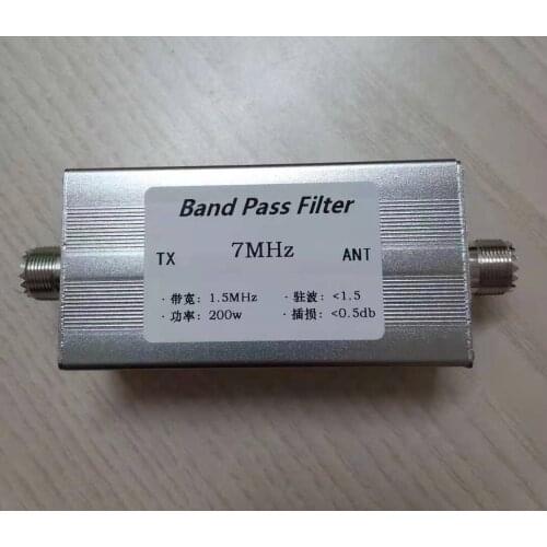7M 7MHz Band Pass Filter Filters Bandpass BPF Anti-interference improves sensitivity 200w