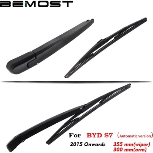 BEMOST Auto Car Rear Windshield Windscreen Wiper Arm Blade Natural Rubber For BYD S7 Hatchback 2015 2016 2017 2018 Accessorie