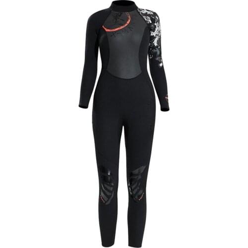 Diving Wetsuit Chinese Style Dive Wet Suit Jumpsuits Full Jumpsuit Cold Water Scuba Snorkeling Spearfishing for Women
