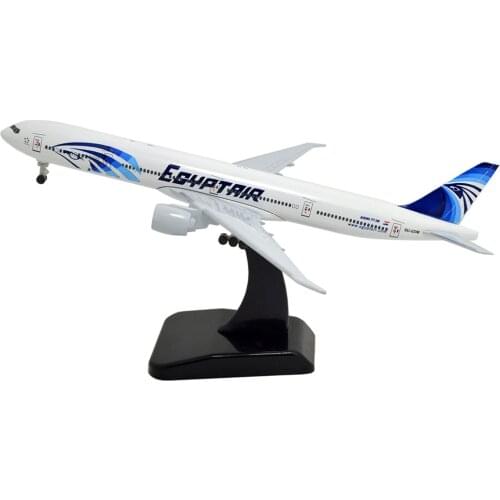 TANG DYNASTY(TM) 1:400 Standard Edition Boeing B777 EgyptAir Metal Airplane Model Plane Toy Plane Model