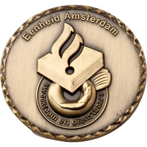 Home delivery antique copper commemorative coin factory direct embossed 3D coin