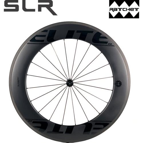 ELITEWHEELS Carbon Wheels 700c Road Bike A1 Brake Surface Tubular Clincher Tubeless TPI Bearing Straight Pull 4Pawls Hub SLR 3.0