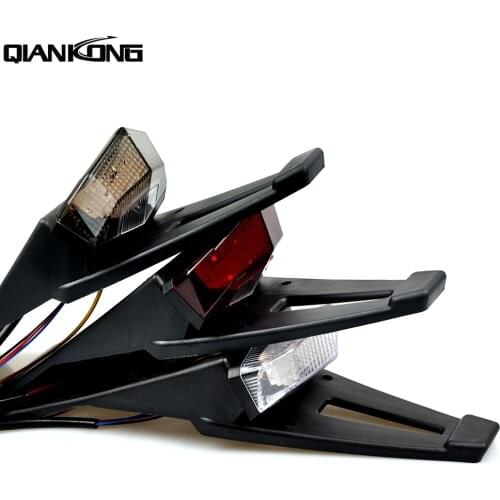 Dirt Bike Motorcycle tail light LED Stop Light Rear Fender Tail Light Lamp FOR SUZUKI RM 125 250 65SX 85SX 125SX 150SX HONDA