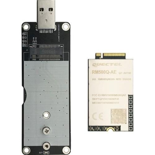 MEW! Quectel RM500Q-AE 5G M.2 module with 5G M.2 adapter compatible with EM06 EM12 EM160R-GL