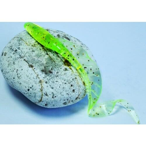 2021 New material Super soft super elastic Durable Worm Soft Bait Wobbler Jigging