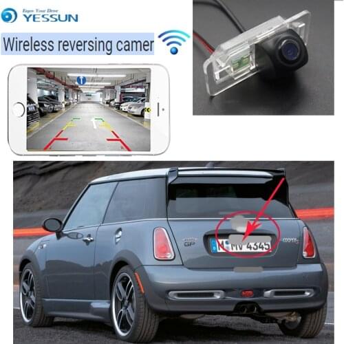 New Arrival! wireless connection car reversing HD camera for Mini Cooper s R50 R52 R53 2001~2006 Car wireless backup camera