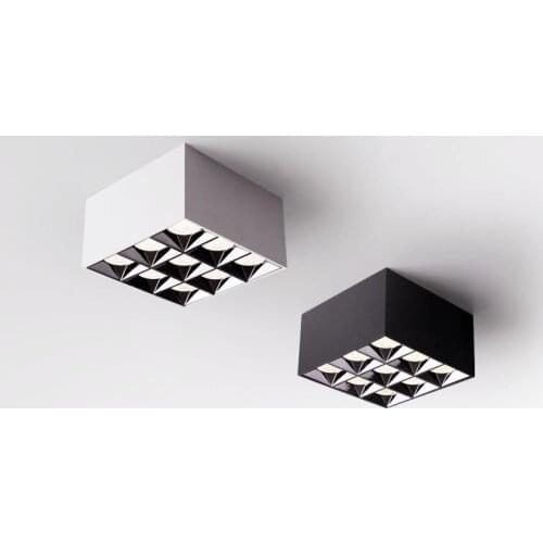 Surface Mounted 8W16W18W36W Anti-Glare Downlight Lighting Living Room Ceiling Type Bold Lamp Grille Lamp AC220V Plafoniera Led