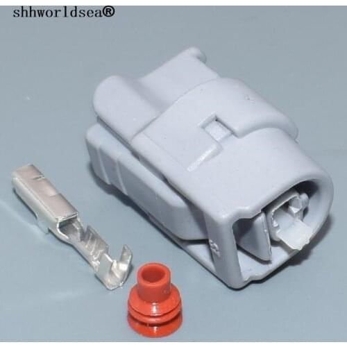 Shhworldsea 2.2mm 1pin auto electric plastic plug wiring harness cable waterproof connector 6189-0445