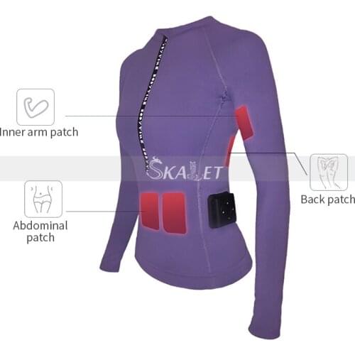 Smart APP Control Female Design Electromagnetic Muscle Training Suit Body Slimming Fitness EMS Massager EMS Trainer