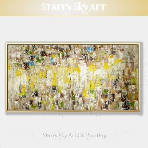 Modern Wall Art No Framed Abstract Oil Painting Hand-painted High Quality Abstract Textured Acrylic Painting for Wall Decoration