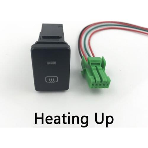 LED DRL Fog Light Camera Recorder Monitor Radar Parking Tailgate Power Switch Button For Toyota Zelas PRIUS Sienna Yaris Venza