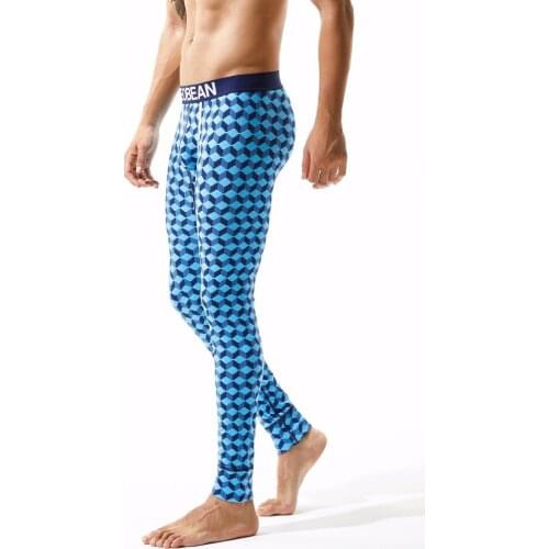 Winter mens thermal underwear sexy men long johns pants comfy cotton U bulge design male thermo clothes leggings good quality