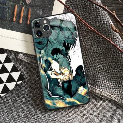 Yuta Okkotsu Jujutsu Kaisen Anime Soft Silicone Glass Phone Case for IPhone SE 6s 7 8 Plus X Xr Xs 11 12 Mini Pro Max Samsung