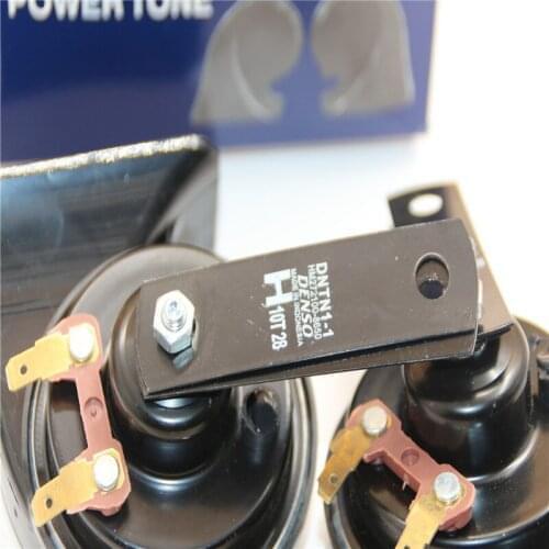 10set, For DENSO Car horn snail shape waterproof niversal Interface Original Quality 12V CAR Toyota HONDA free shipping