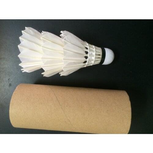 3Pcs/pack Badminton Shuttlecock Super Durable Goose Feather Cork Bend Foam Head Training Badminton Ball Without Logo Dropship