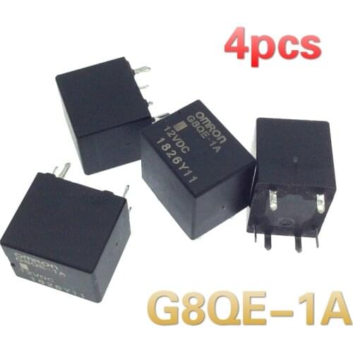 4pcs G8QE-1A 12VDC car relay for Honda 7th Accord Odyssey high beam headlight for Toyota Aygo Citroen C1