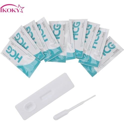 5pcs Women HCG Early Pregnancy Test Strips Rapid Pregnancy Test Kit Accuracy Urine Measuring Household Private