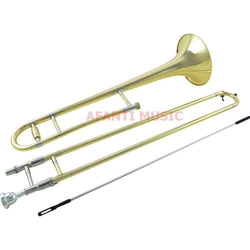 Afanti Music Bb tone / Yellow Brass / Gold finish Trombone (ATB-133)