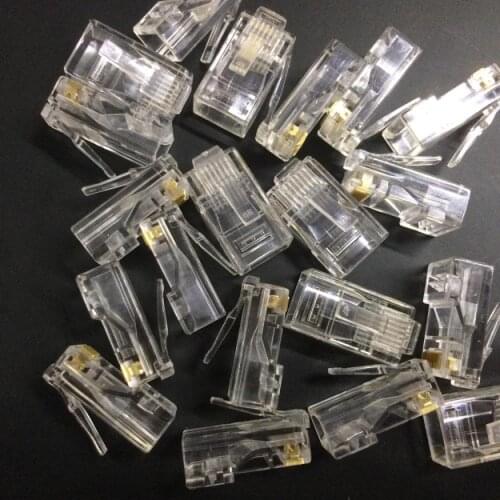 CARPRIE High Quality 20PCS Cat5 Cat5e Network Connector rj45 Metal Cable Modular Plug Terminals Hot Hot 18Mar30