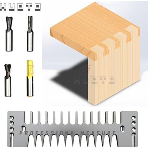 12"/15" / 16" Dovetail Template Router Template Kit Template Drawing Kit Dovetail Template Router for woodworking carpenter tool