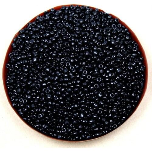 Hot Sale 3mm Solid Black Glass Loose Spacer Seed Beads for Jewelry Making & DIY Craft BBG036-75