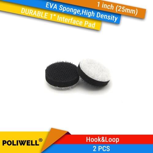 1 Inch 25mm High Density EVA Sponge Surface Protection Interface Pads for 1" Back-up Sanding Pad and Hook&Loop Sanding Discs
