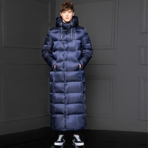 2020 New Goose Men Long Thick Korean Mens Winter Jackets Down Coat puffer Jacket Doudoune Homme KJ1335