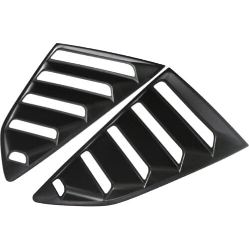 Pair ABS Side Window Quarter Scoop Louver Cover False Air Vent Car Decor for Camaro
