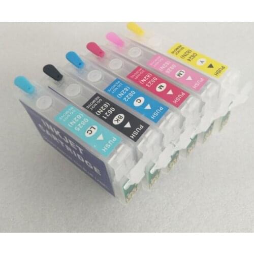 INKWAY Refillable ink cartridge for R270/R290/R295/R390/RX590/RX610/RX615 T50 T59 TX650 TX800/TX710W/TX650 T50/T59 T0821 82N