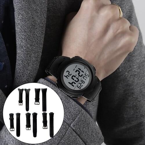 Gosear Adjustable Plastic Replacement Watch Strap Band Wristband for Skmei 1025 1251 1068 0931 1080 Sports Watch Accessories