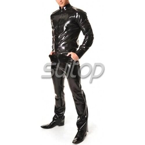 RUBBER UNIFORMS latex jeans for man