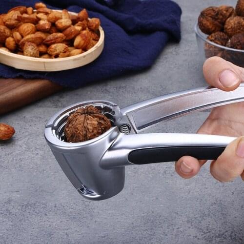 Zinc Alloy Pliers Nut Pecan Clip Funnel Creative Open Walnut Whole Grain Sheller Tool