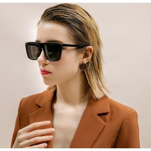 Veshion Sunglasses Women Acetate Square Sun Glasses for Female Male Brand Designer Woman Eyewear Vintage Ladies Glasses Uv400