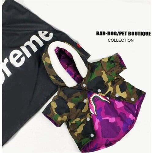 Pets Warm Dog Hoodies Clothing Windproof Clothes for Small Dogs Jacket French Bulldog Costume Sweatshirts Puppy Yorkie Coat