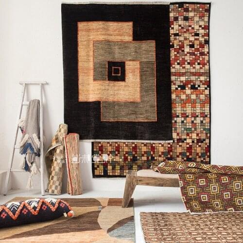 Kilim fabric hand embroidered for carpets living room Circular compass home decorates bedroom Ethnic Style