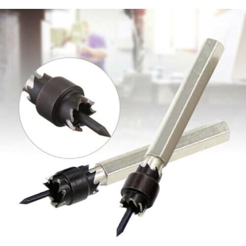 2pcs 8mm/9.5mm Spot Weld Drill Bit Cutter Double Side Carbide Tipped Stainless Metal Hole Drill Center Drill Bit 3/8''5/16